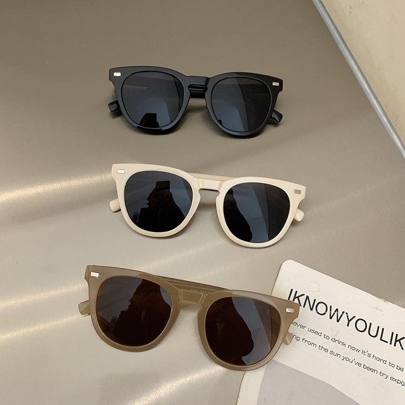 Wholesale Retro Sunscreen UV PC Sunglasses